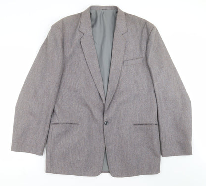 Mens UK Size 42 Preworn Regular Purple Suit Jacket