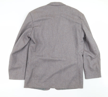 Mens UK Size 42 Preworn Regular Purple Suit Jacket