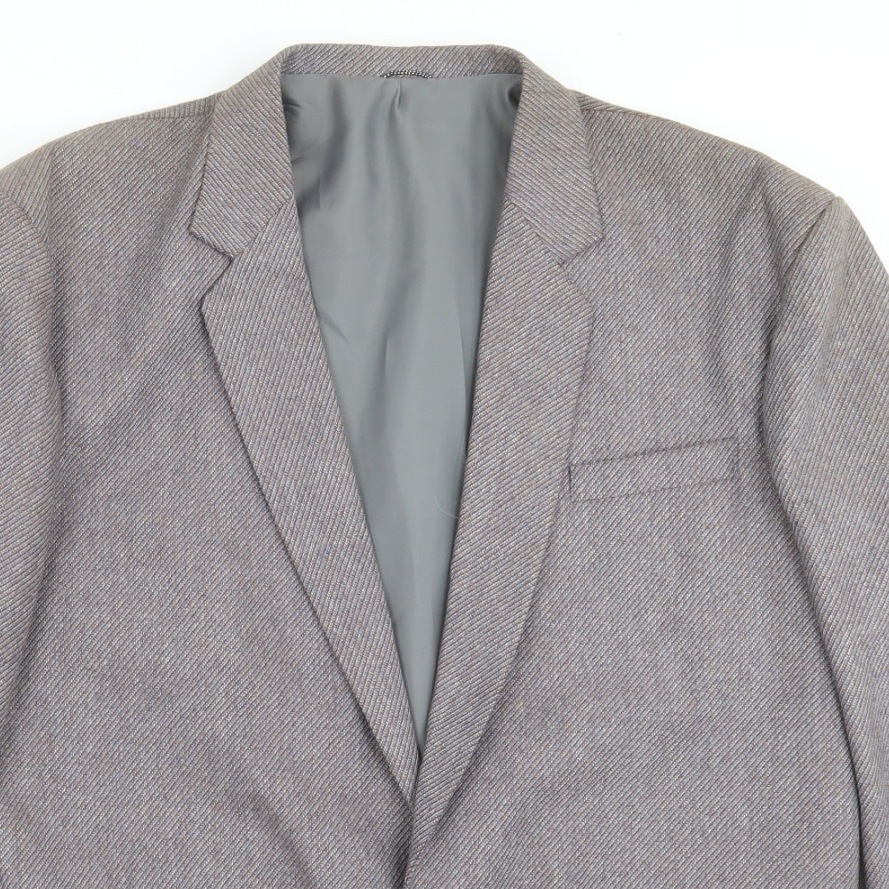 Mens UK Size 42 Preworn Regular Purple Suit Jacket