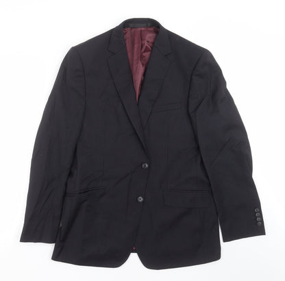 Mens UK Size 42 Marks and Spencer Regular Black Suit Jacket
