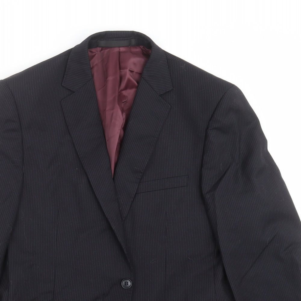 Mens UK Size 42 Marks and Spencer Regular Black Suit Jacket