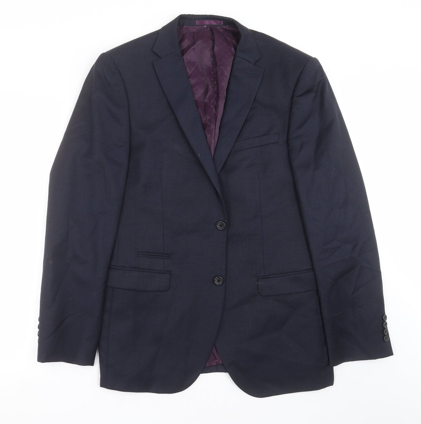 Mens UK Size 42 NEXT Regular Blue Suit Jacket