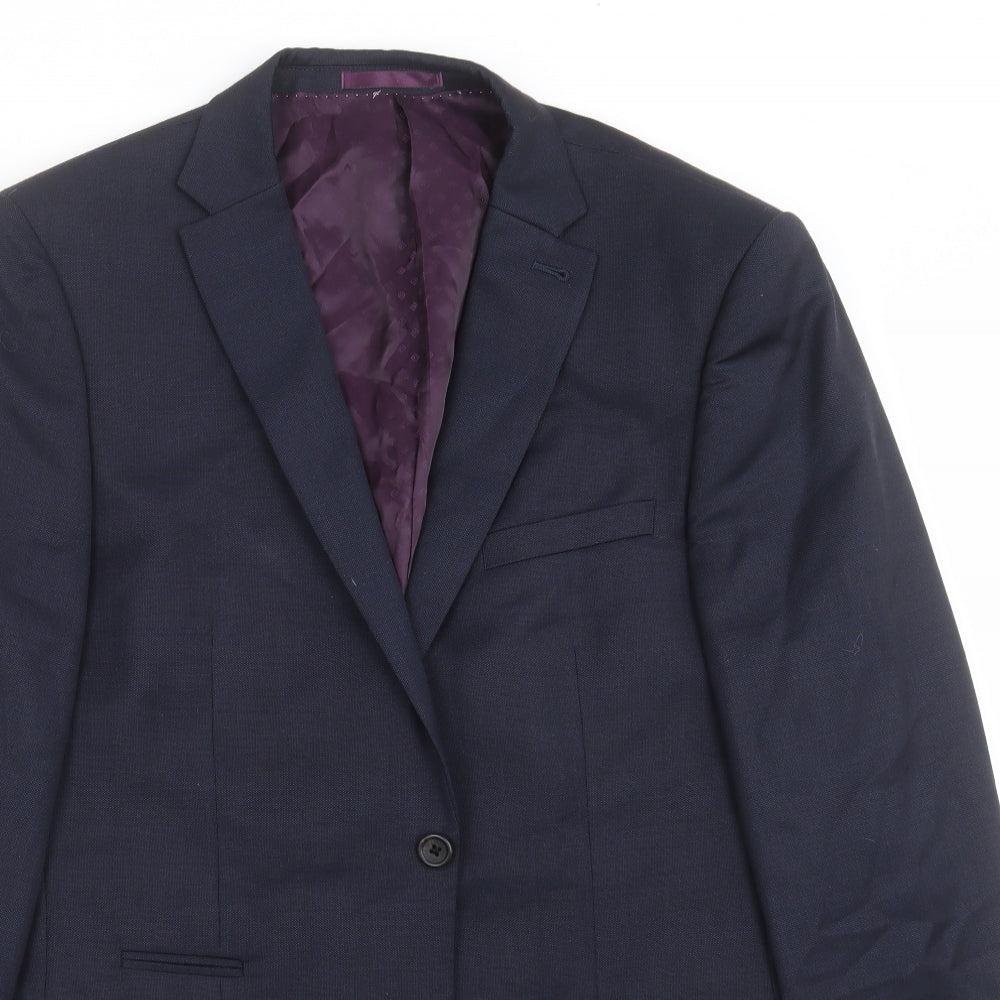 Mens UK Size 42 NEXT Regular Blue Suit Jacket