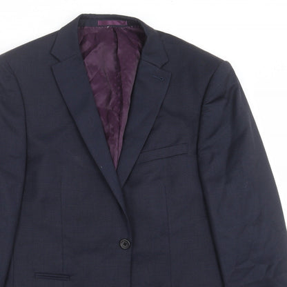 Mens UK Size 42 NEXT Regular Blue Suit Jacket