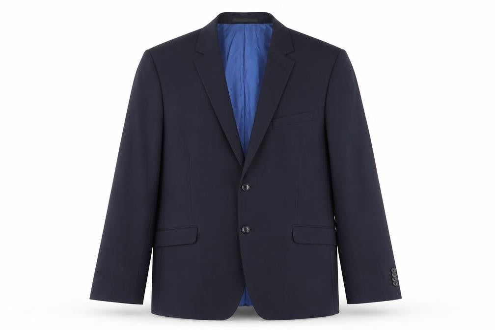 Mens UK Size 42 Performance Suit Regular Blue Suit Jacket
