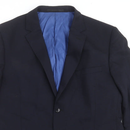 Mens UK Size 42 Performance Suit Regular Blue Suit Jacket