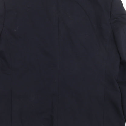 Mens UK Size 42 Performance Suit Regular Blue Suit Jacket