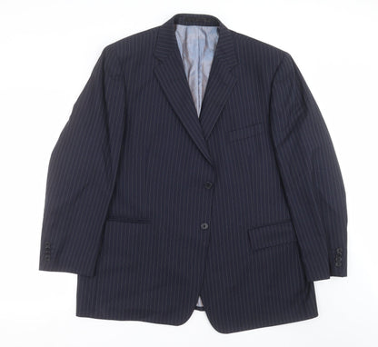 Mens UK Size 46 Marks and Spencer Regular Blue Suit Jacket