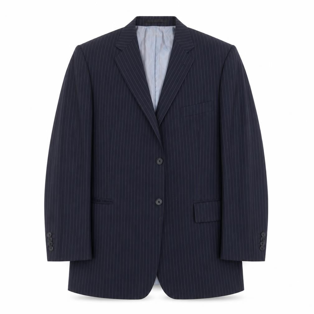 Mens UK Size 46 Marks and Spencer Regular Blue Suit Jacket