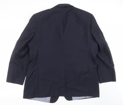Mens UK Size 46 Marks and Spencer Regular Blue Suit Jacket