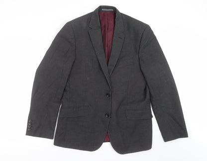 Mens UK Size 40 Marks and Spencer Regular Grey Suit Jacket