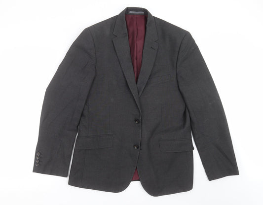 Mens UK Size 40 Marks and Spencer Regular Grey Suit Jacket