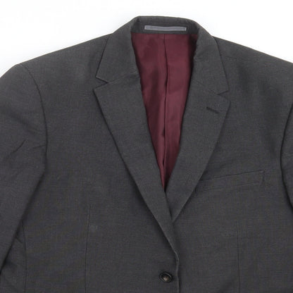 Mens UK Size 40 Marks and Spencer Regular Grey Suit Jacket