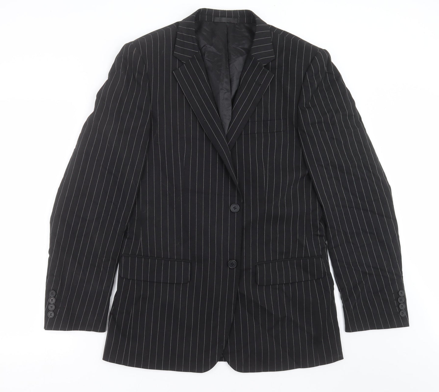 Mens UK Size 38 Butler & Webb Regular Black Suit Jacket