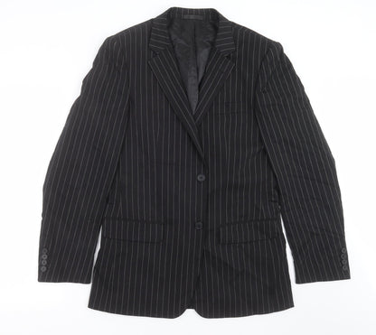 Mens UK Size 38 Butler & Webb Regular Black Suit Jacket