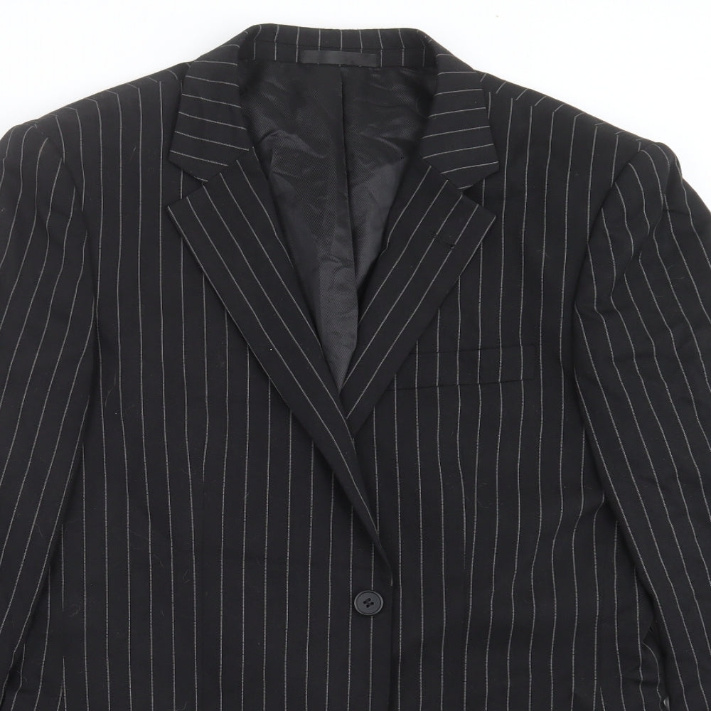 Mens UK Size 38 Butler & Webb Regular Black Suit Jacket