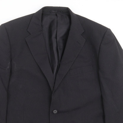 Mens UK Size 42 Scott & Taylor Regular Black Suit Jacket