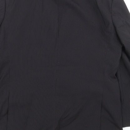 Mens UK Size 42 Scott & Taylor Regular Black Suit Jacket