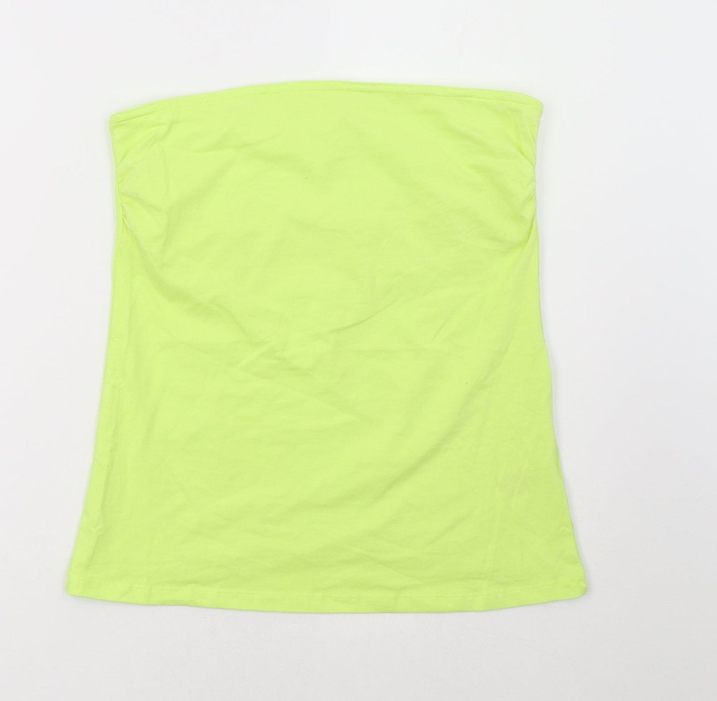 Womens UK Size 10 Peacocks Green Basic Tank