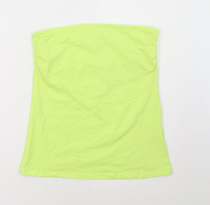 Womens UK Size 10 Peacocks Green Basic Tank