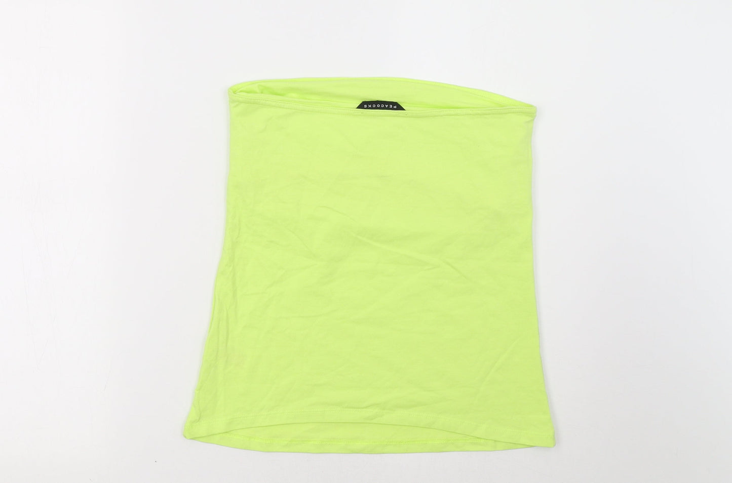 Womens UK Size 10 Peacocks Green Basic Tank