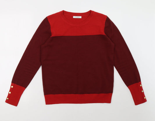 Womens UK Size 12 Marks and Spencer Red Pullover Sweatshirt