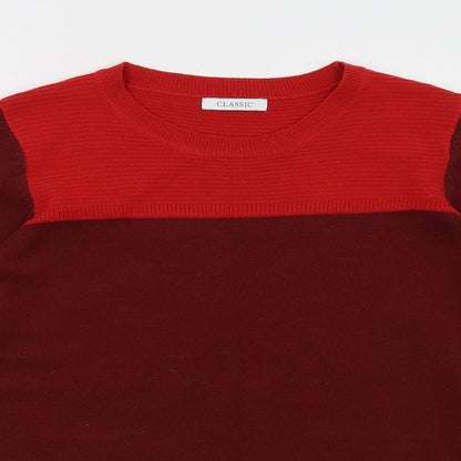 Womens UK Size 12 Marks and Spencer Red Pullover Sweatshirt