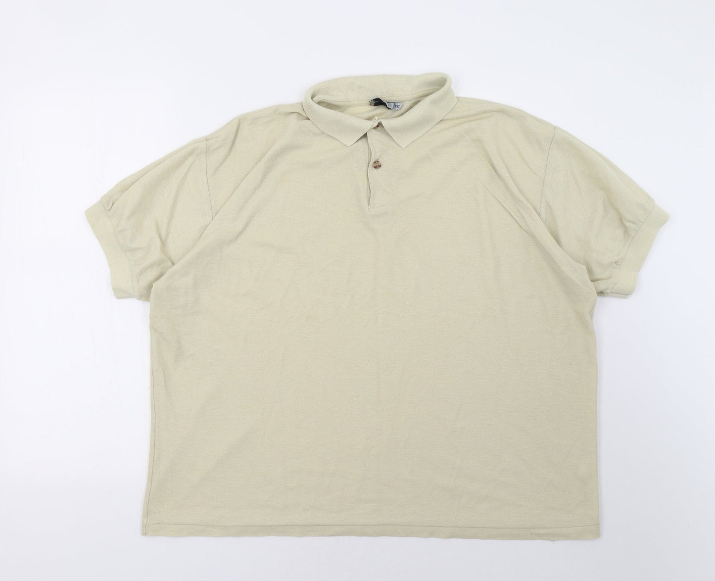 Classic Mens Yellow    Polo Size 2XL