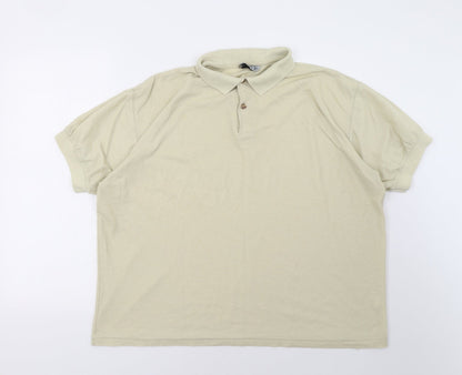 Classic Mens Yellow    Polo Size 2XL