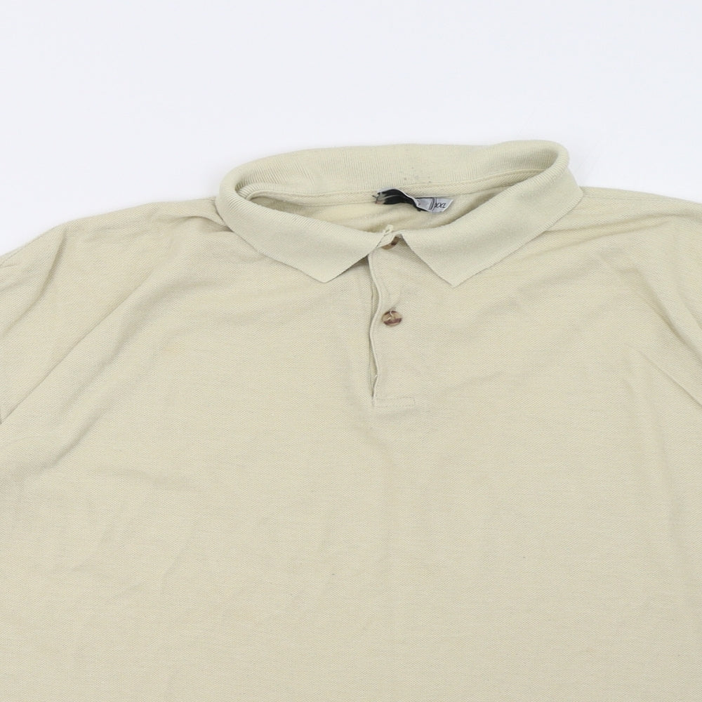 Classic Mens Yellow    Polo Size 2XL