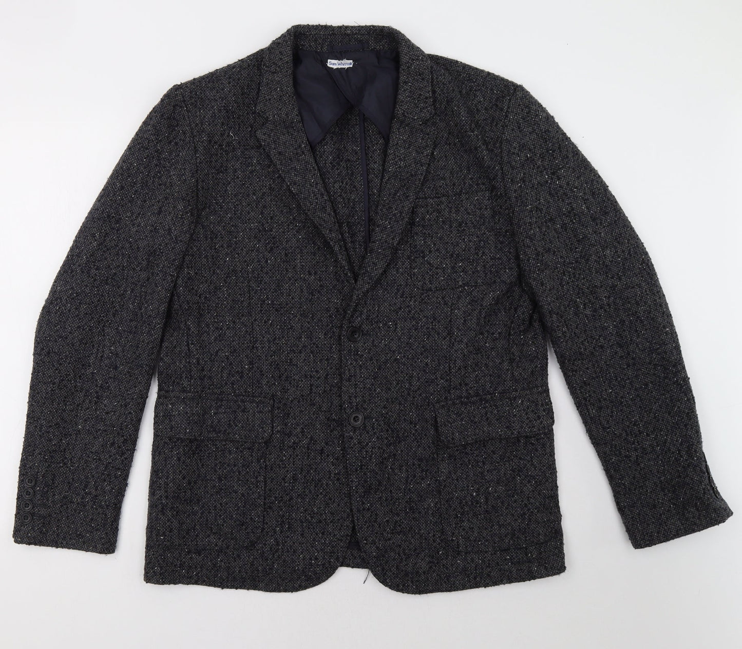 Mens UK Size L Matalan Regular Grey Suit Jacket