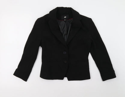 H&M Womens Black   Jacket Blazer Size 8