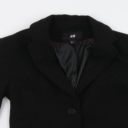 H&M Womens Black   Jacket Blazer Size 8