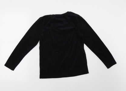 Primark Boys Black  Rayon  Pyjama Top Size 9-10 Years  - playstation