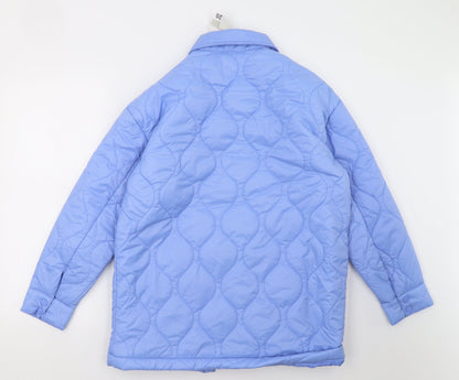 Primark Womens Blue   Pea Coat Jacket Size 2XS