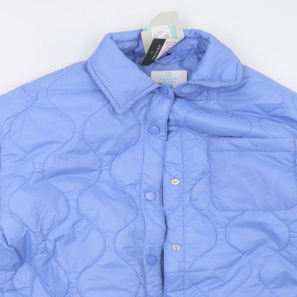 Primark Womens Blue   Pea Coat Jacket Size 2XS