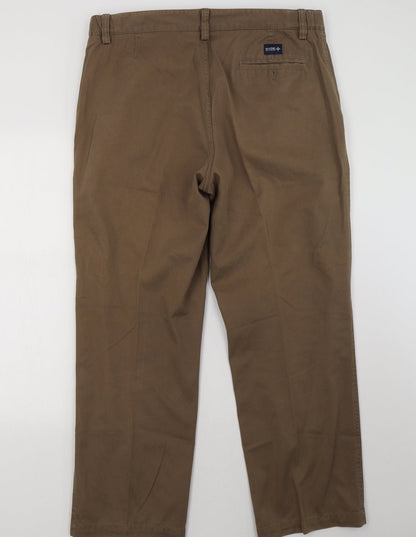 Womens UK Size 38 Debenhams Regular Fit  Brown Trousers