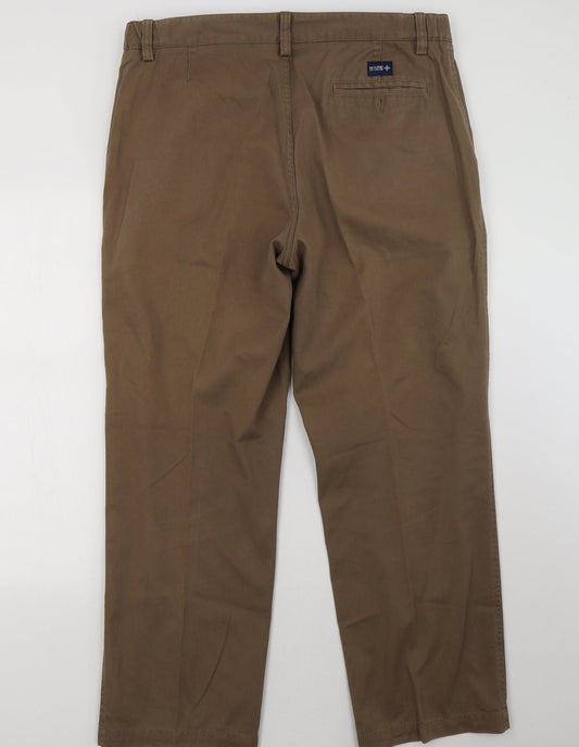 Womens UK Size 38 Debenhams Regular Fit  Brown Trousers
