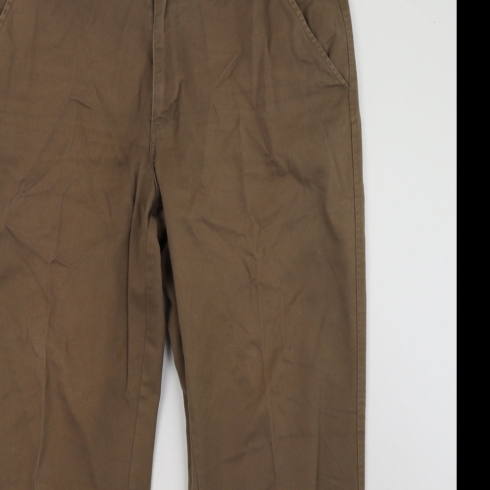 Womens UK Size 38 Debenhams Regular Fit  Brown Trousers