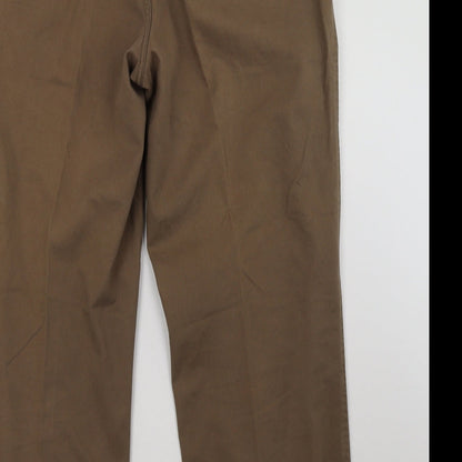 Womens UK Size 38 Debenhams Regular Fit  Brown Trousers
