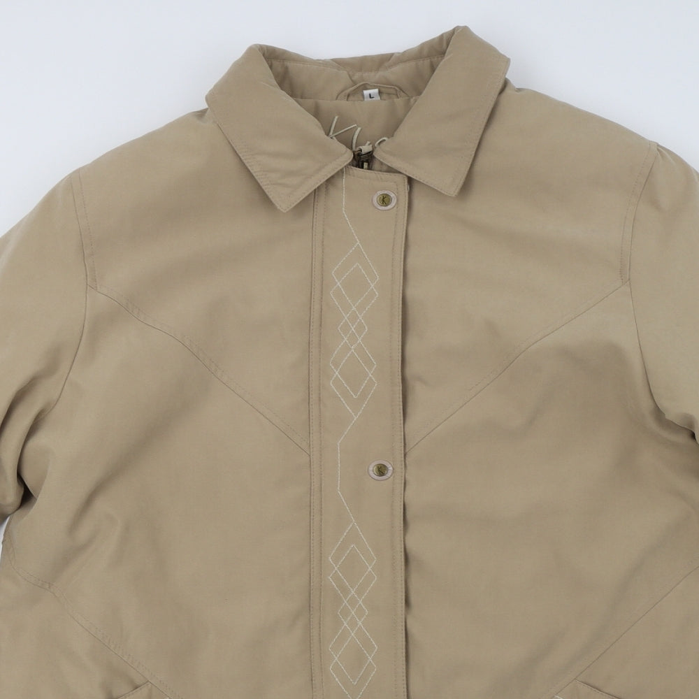 Womens UK Size L Klass Beige Jacket