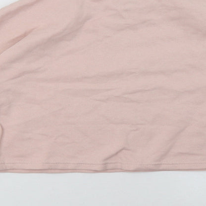 NEXT Girls Pink   Pullover Sweatshirt Size 12-13 Years  - Cropped