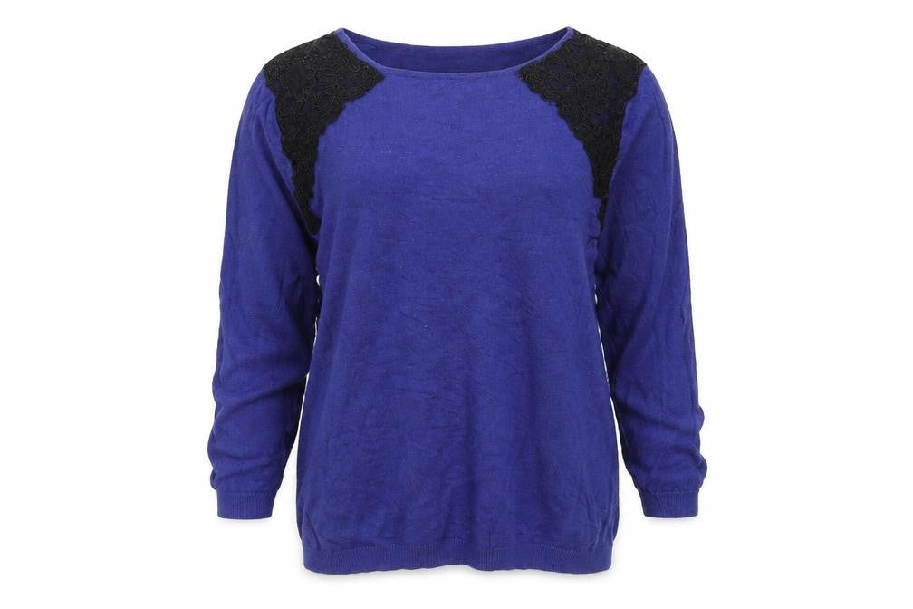 Womens UK Size 14 Topshop Black Pullover Jumper