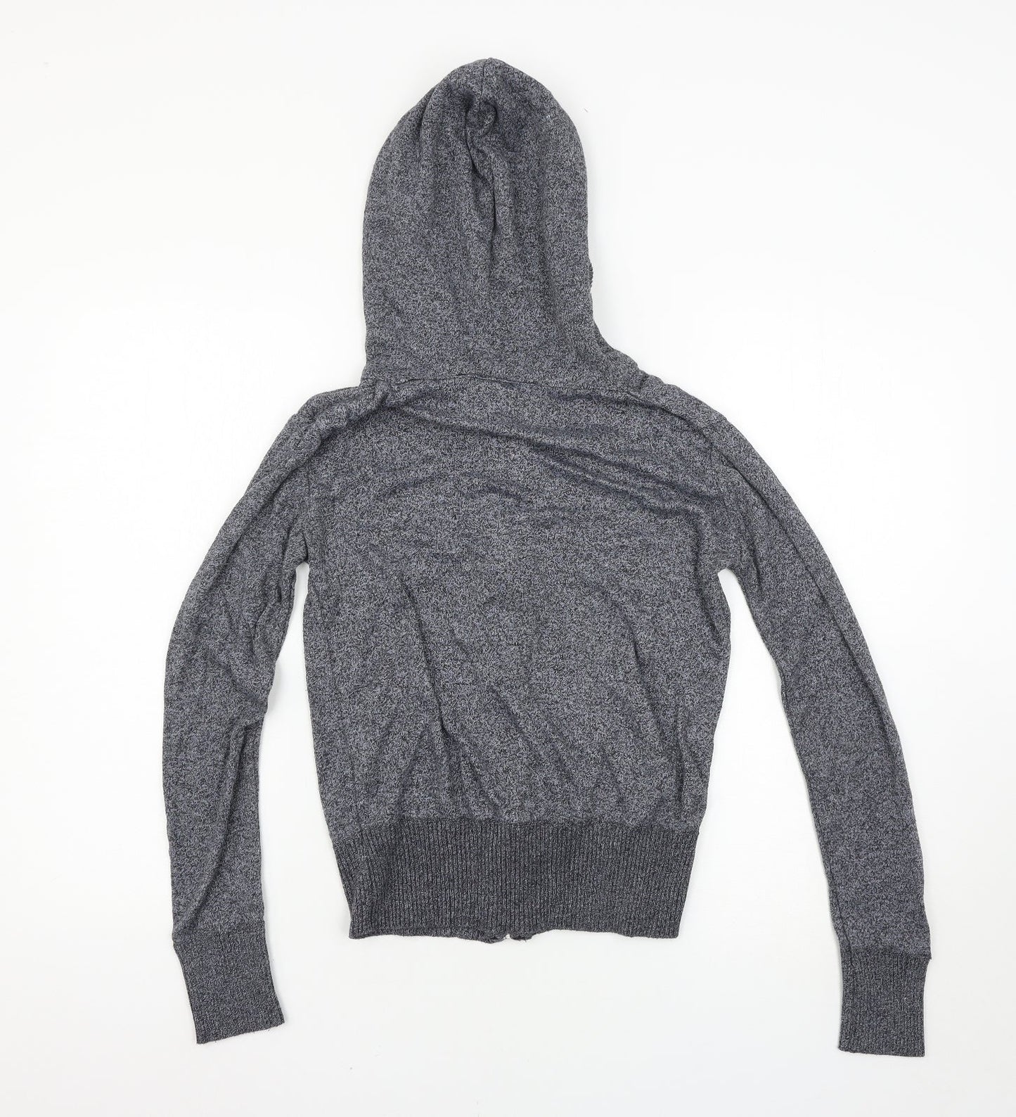 Sweet Delicate Womens Grey   Full Zip Hoodie Size M