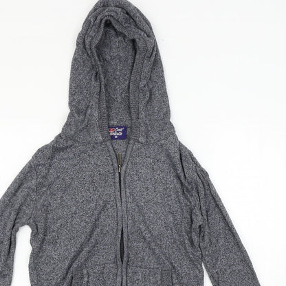 Sweet Delicate Womens Grey   Full Zip Hoodie Size M