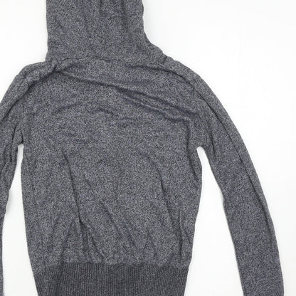 Sweet Delicate Womens Grey   Full Zip Hoodie Size M