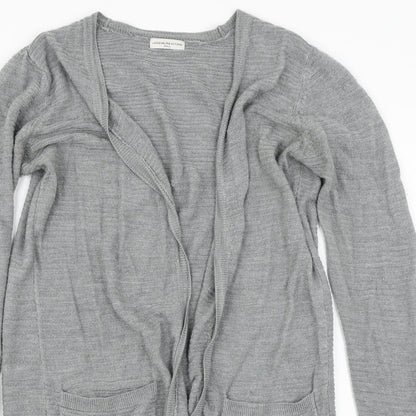 Jaqueline de Young Womens Grey   Cardigan Jumper Size S