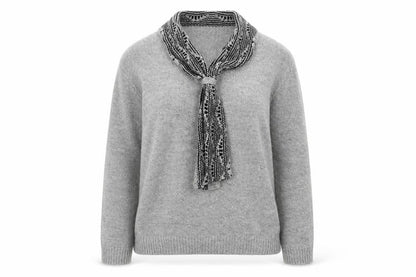 Womens UK Size M MONIQUE Grey Pullover Jumper