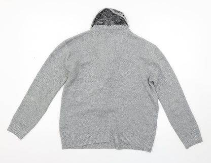 Womens UK Size M MONIQUE Grey Pullover Jumper