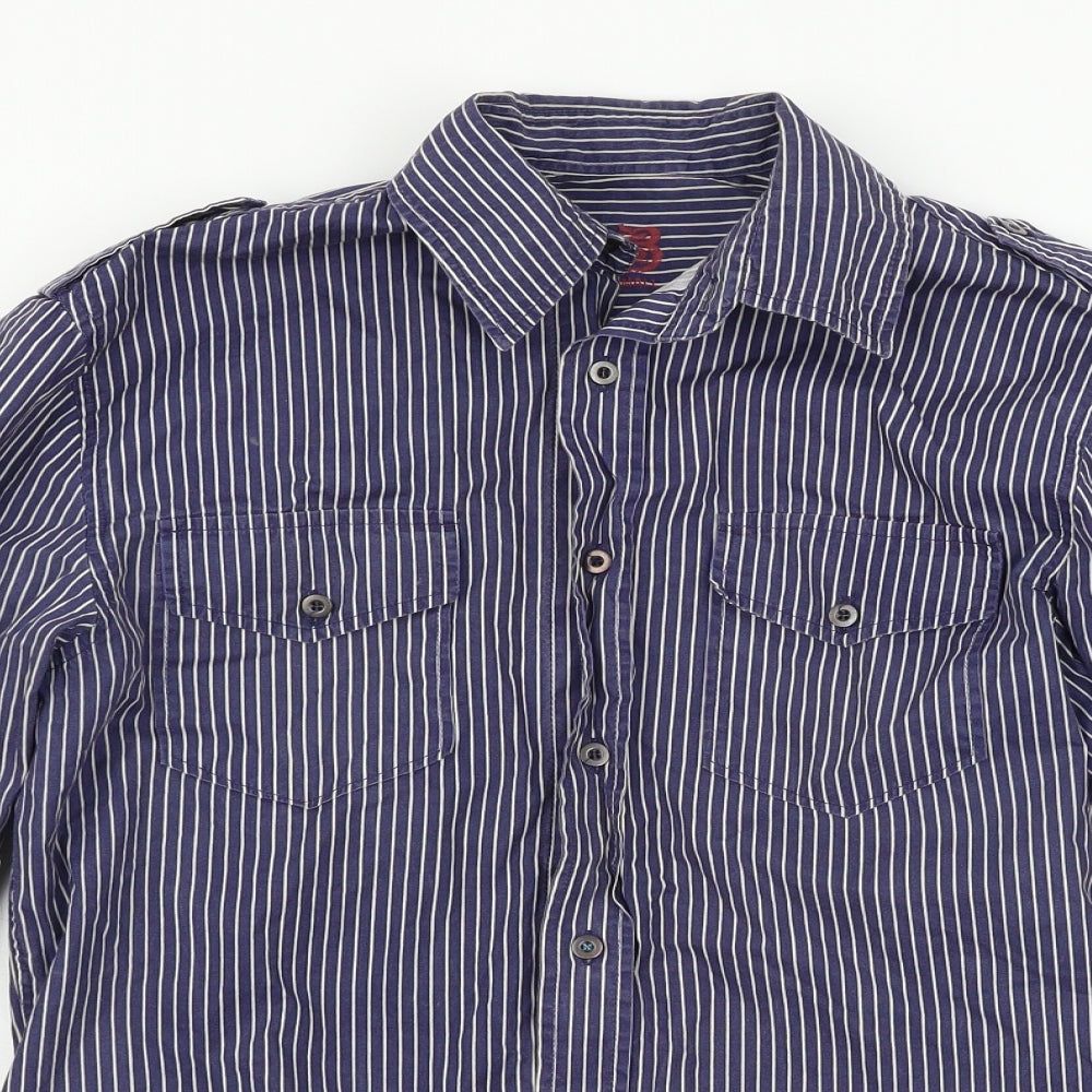 Mens UK Size S Burton Black  Button-Up Long Sleeve Casual Shirt